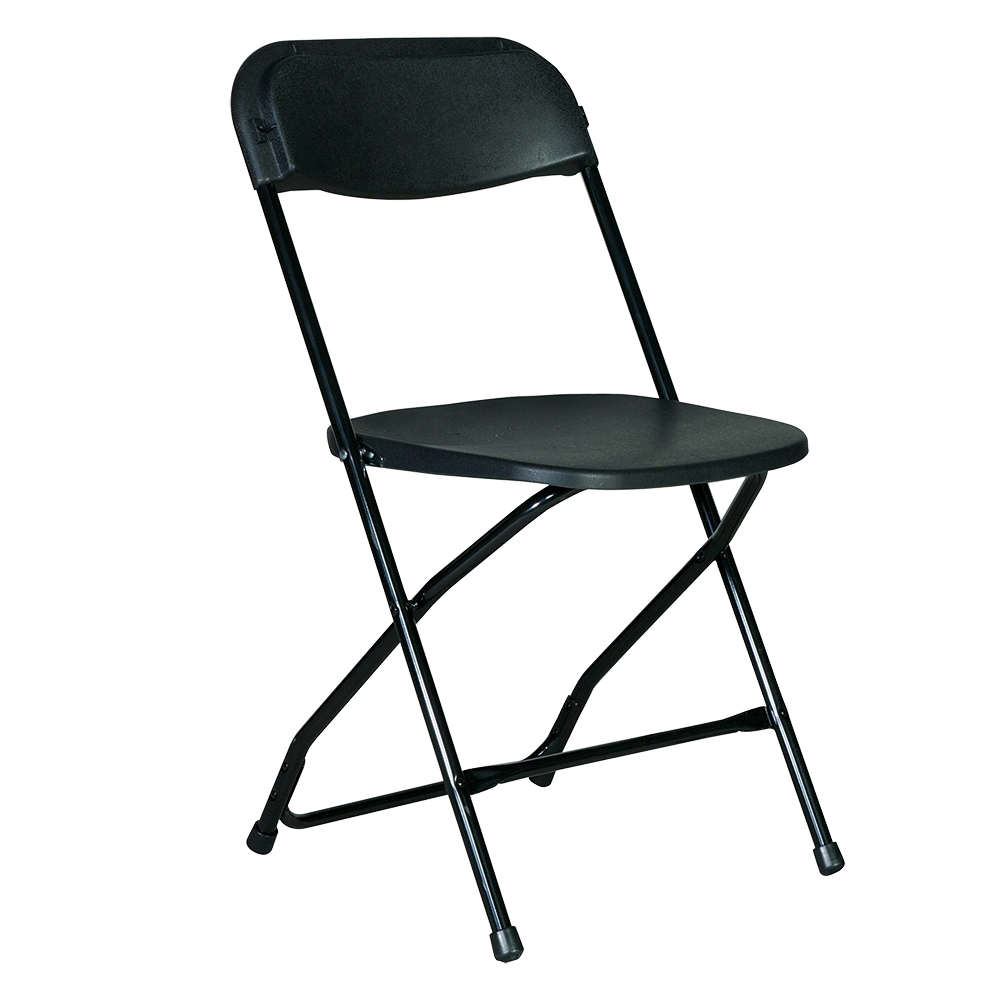 Vinyl Folding Black Chair