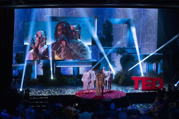 Tunde Olaniran performs at at TED Countdown Summit. July 11-14, 2023, Detroit, MI