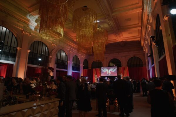 Event planning, custom decor, and AV services for LCE’s annual corporate meeting wrap-up party.