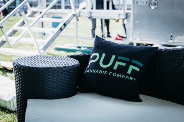 Liv 420 Festival — custom pillows and furniture rentals