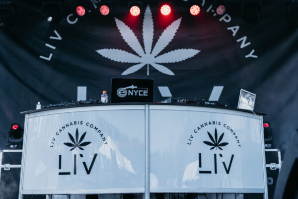 Liv 420 Festival — signage and customized bars
