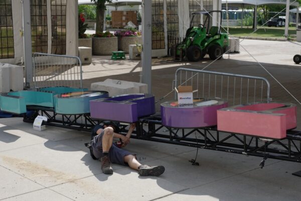 Mo Pop Festival custom 3D fabrication of sign.