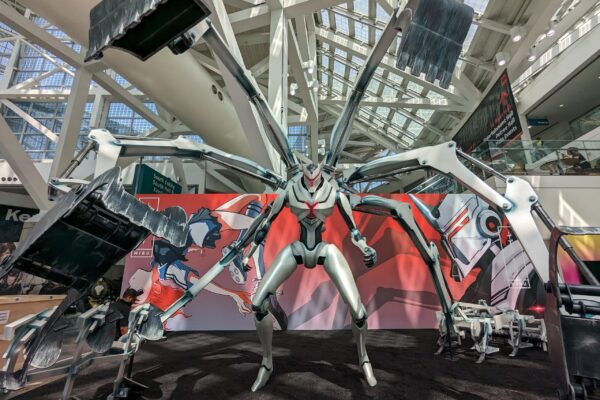 Yanmar Socius Mecha on display at trade show