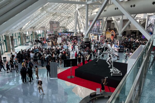 Yanmar Socius Mecha on display at trade show