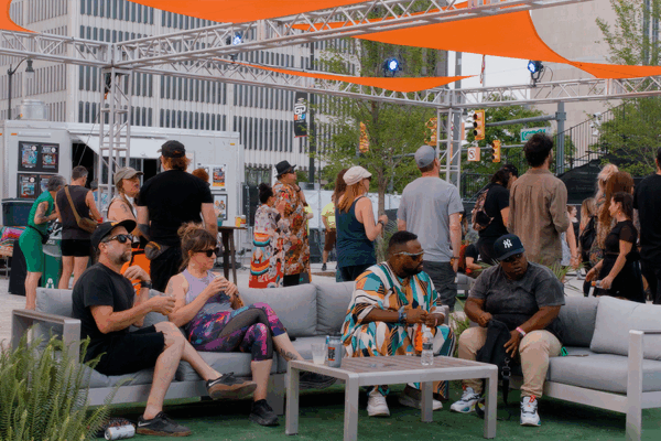 2023 Movement Music Festival, furniture and decor