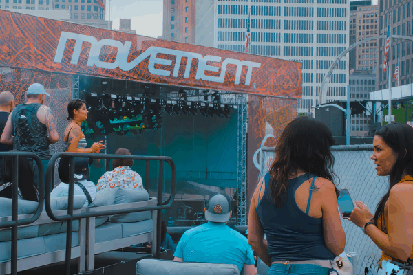 2023 Movement Music Festival, event design, crowd