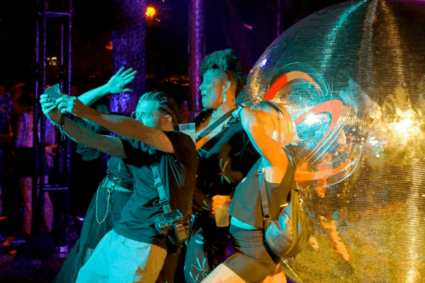 2024 Movement Music Festival, custom fabricated photo opp