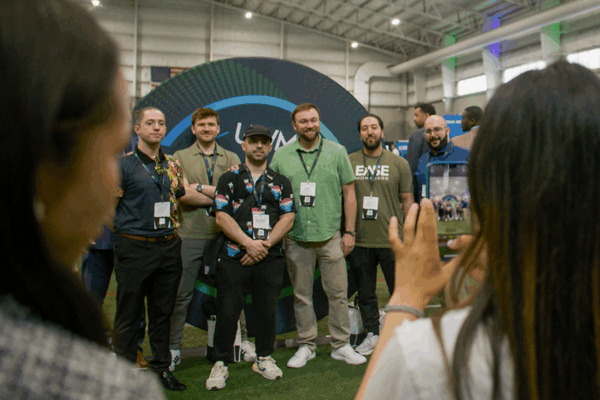 UWM live! custom Fab photo opp