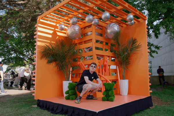 2025 Movement Music Festival, custom decor design photo opp