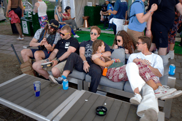 2025 Movement Music Festival, outdoor furniture, lounge