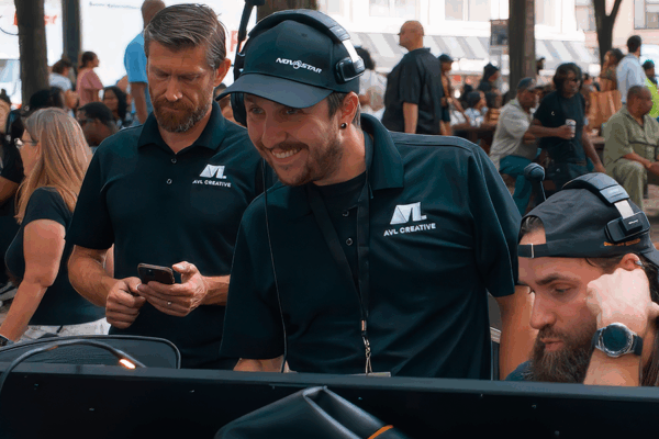 Book Tower Celebration: photo of AVL Creative at the concert.