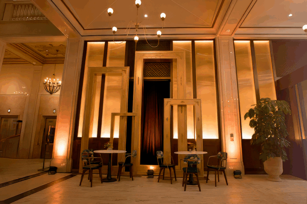 2023 Book Tower Celebration: custom 3D fabrication, decor and furniture.