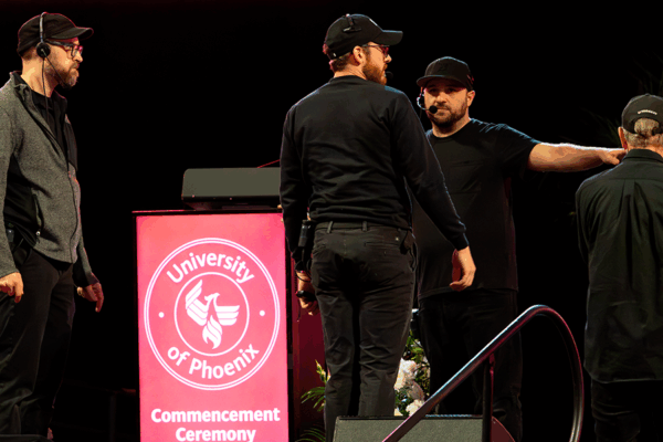 Live Event Production — University of Phoenix Spring Commencement