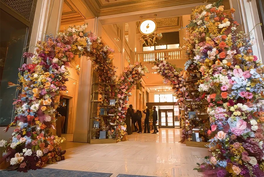 Design Solutions — Floral arrangements and decor for the Book Tower Celebration