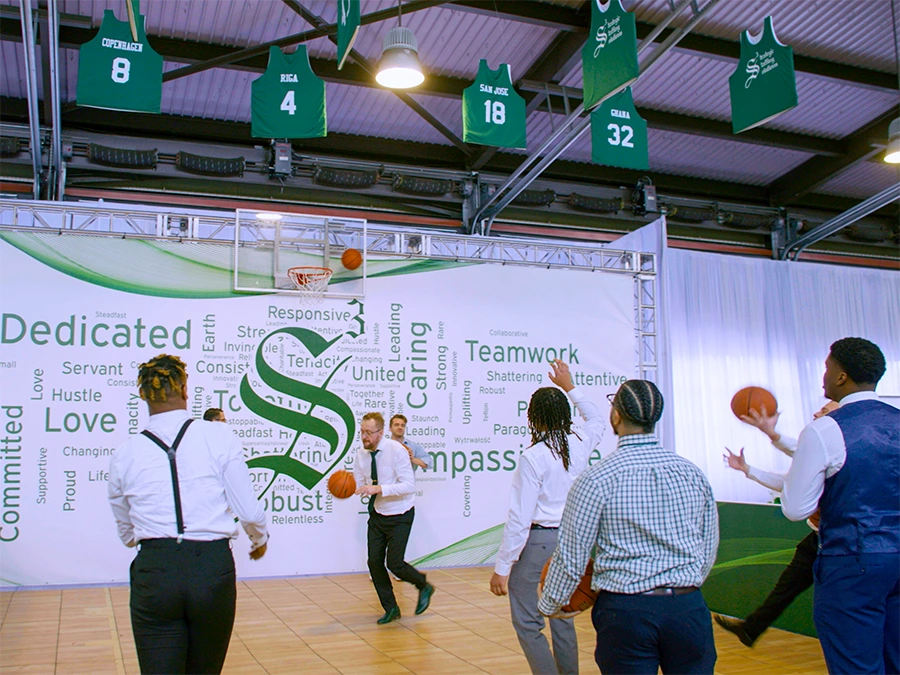 Employee Experience initiatives — basketball