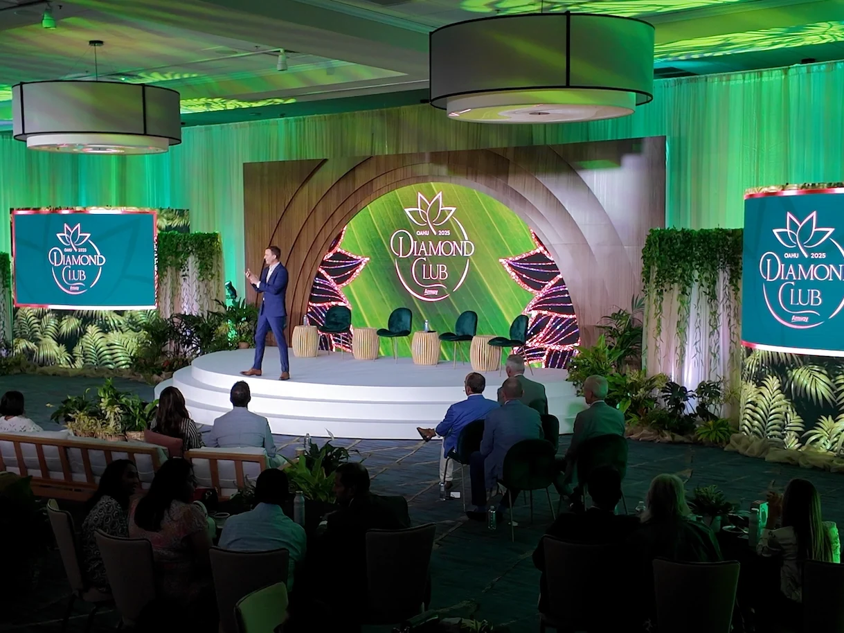 Exhibits and Trade Shows — Amway diamond club staging and decor