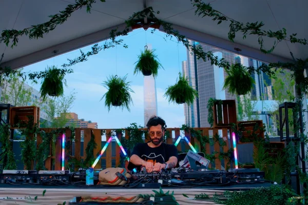 DJ in booth