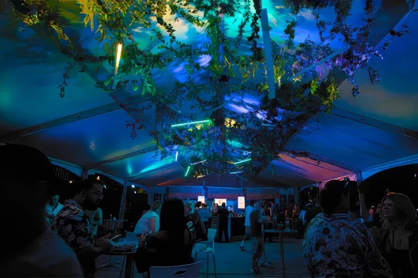VIP Tent and guests