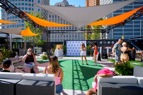 VIP area
