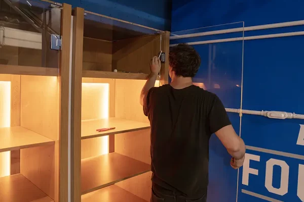 Installing cabinets