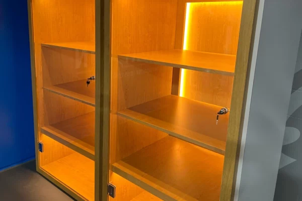 Close up of cabinets