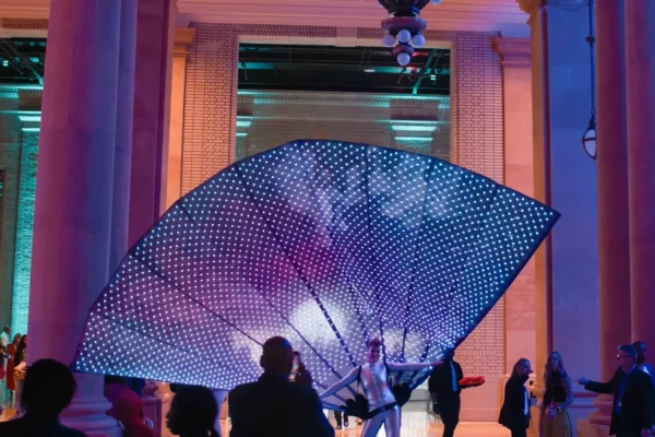 Fan dancer