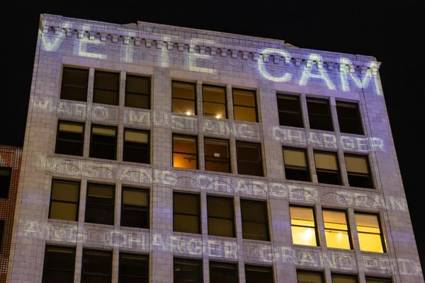 NFL Draft Projection Lighting Detroit
