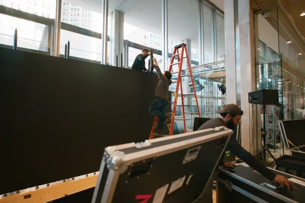NFL Draft Projection Lighting Detroit