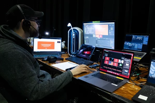 BTS of video village