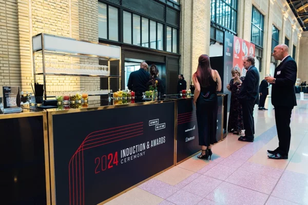 Branded bar at 2024 Automotive Hall of Fame Induction ceremony